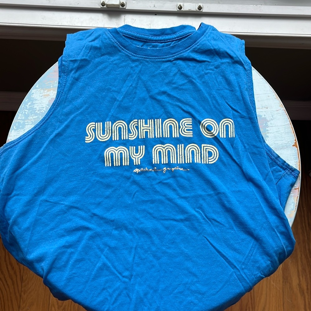 Spiritual Gangster Sunshine On My Mind tank top